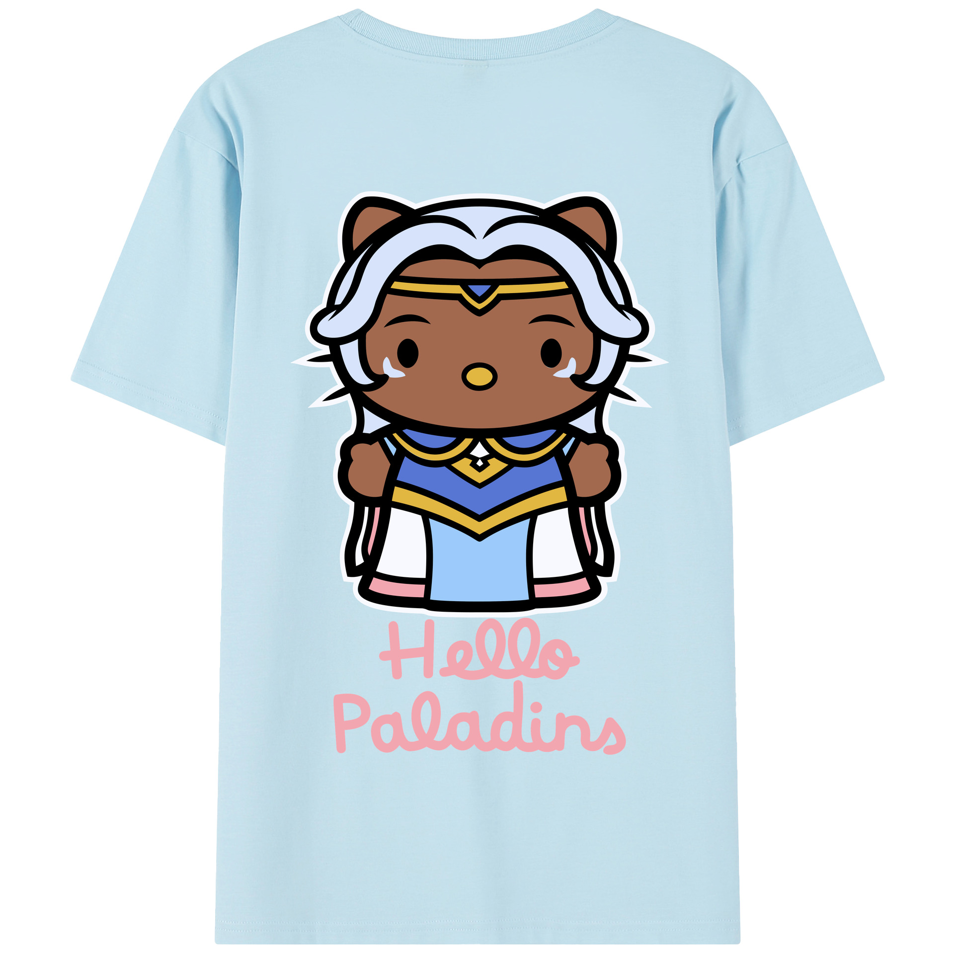 （画像用） Hello Kitty ハローキティ 綿100％半袖Tシャツ（背面プリント）